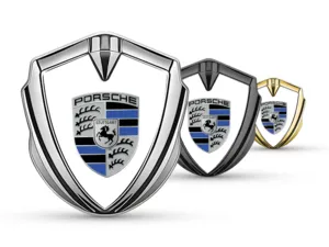 Porsche 3d Emblema Badge Durevole Elegante Disegno
